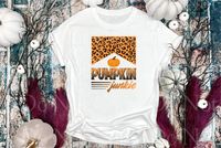 Pumpkin junkie orange leopard *DREAM TRANSFER* DTF