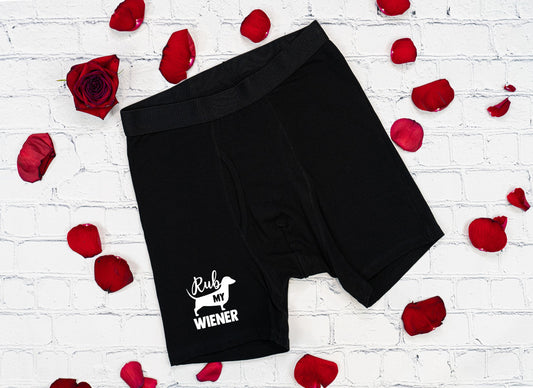 Rub my wiener boxer brief Valentine