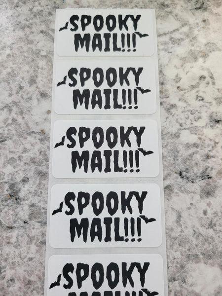 Spooky mail Halloween 50 OR 100 count