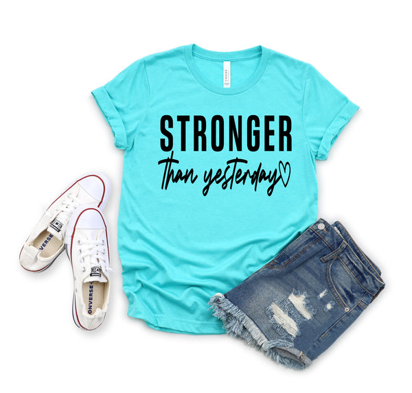 Stronger than yesterday