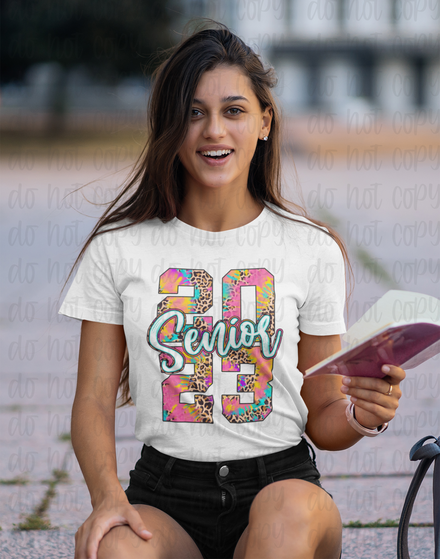 Senior 2023 leopard tie dye *DREAM TRANSFER* DTF