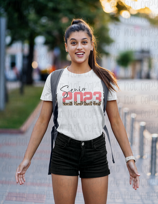 Senior 2023 leopard *DREAM TRANSFER* DTF