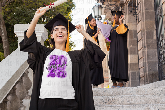 2023 Graduate purple *DREAM TRANSFER* DTF