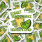 Forget sugar and spice this girl is tequila and limes Die cut sticker 3-5 Business Day TAT