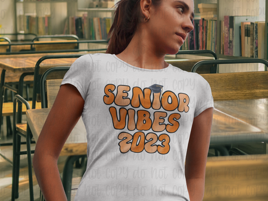 Senior vibes orange *DREAM TRANSFER* DTF