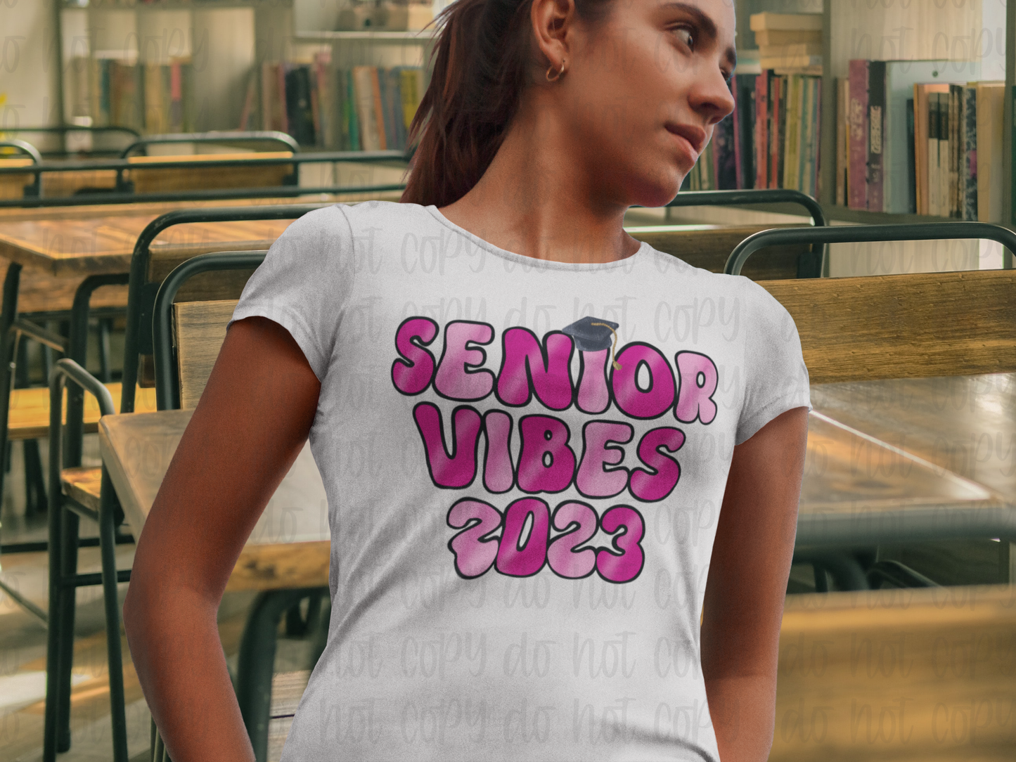 Senior vibes pink *DREAM TRANSFER* DTF