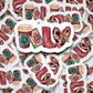 Western coffee cup boot heart Die cut sticker 3-5 Business Day TAT