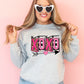 Xoxo leopard stripe with heart DTF *DREAM TRANSFER*